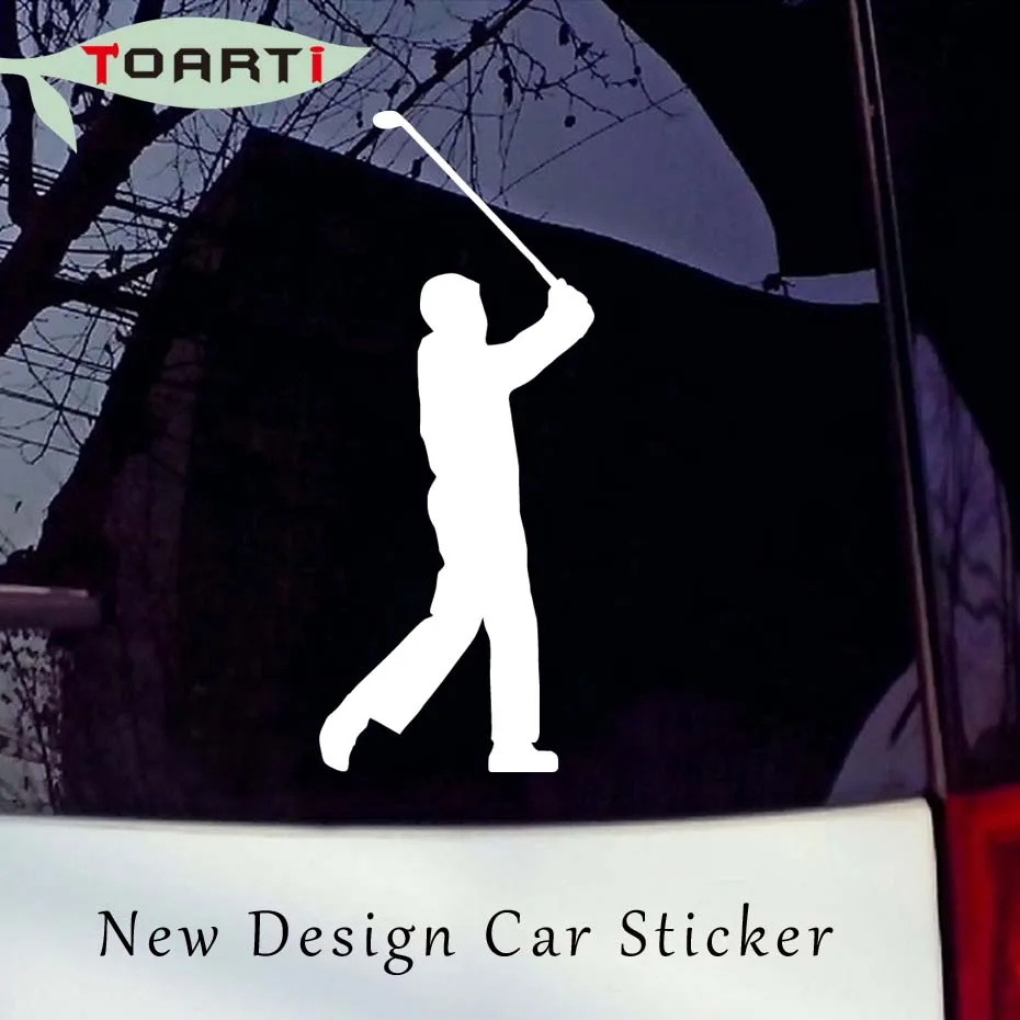 Golfer Golf Swing виниловая наклейка на автомобиль окно грузовика бампер Декор Съемный