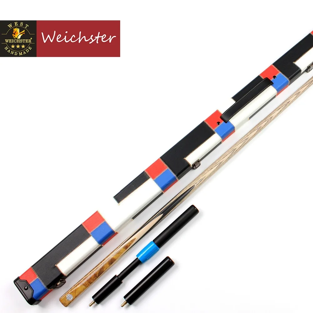 Weichster Golden Burr черное дерево один 1 шт ручной работы снукер английский бильярдный кий и чехол