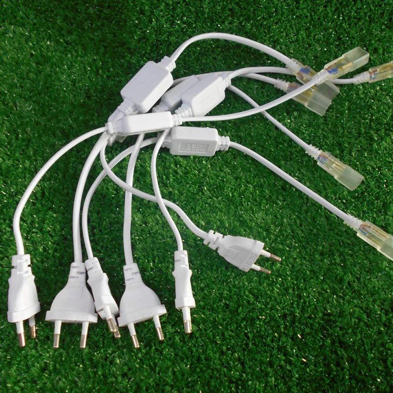 Светодиодный ленты Разъем/светодиодный Газа 220 v разъем для 5050 V светодиодный