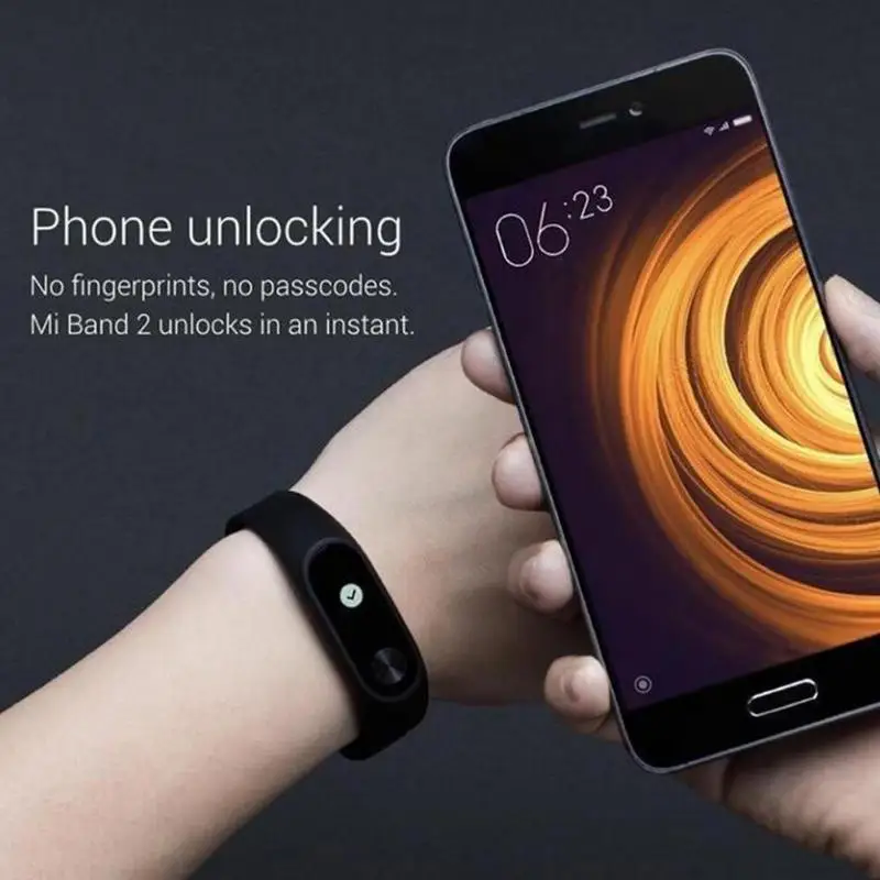Xiaomi mi Band 2 Смарт фитнес-трекер Браслет OLED экран mi band 2 монитор сердечного ритма браслет часы Xiao mi Band 2