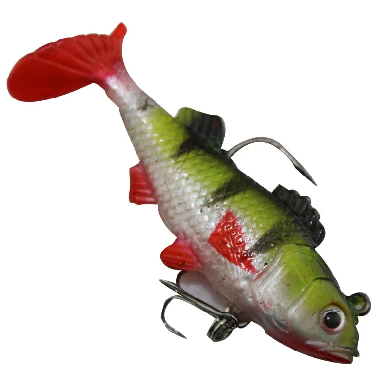 YeMuLang 1PCS Soft Fishing Lures Swimbait Crankbait Wobbler Isca Artificial Bait With Hooks Tackle BB037 | Спорт и развлечения