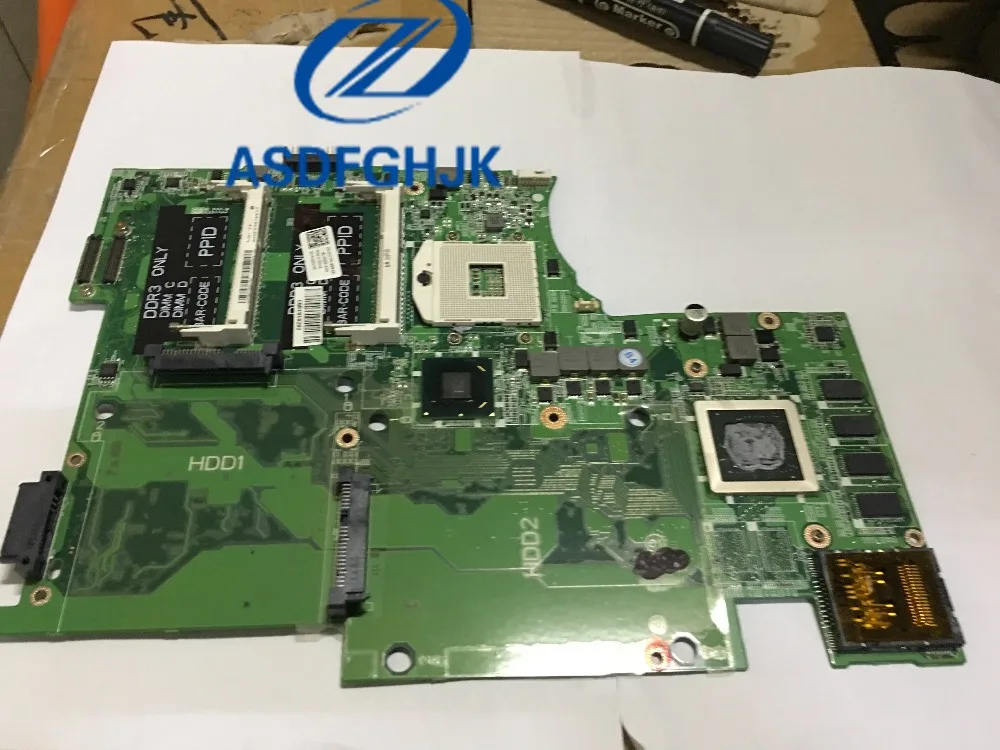 Материнская плата для ноутбука Dell L702X материнская 0JJVYM DAGM7MB1AE0 HM67 DDR3 2 Гб
