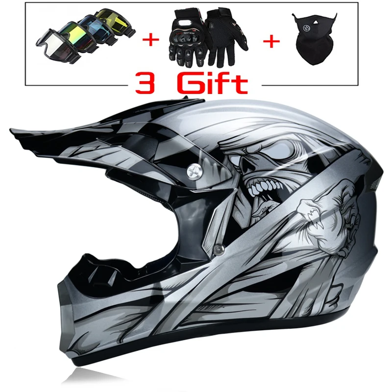 Взрослый мотоциклетный шлем для мотокросса внедорожный ATV Dirt bike горные MTB DH