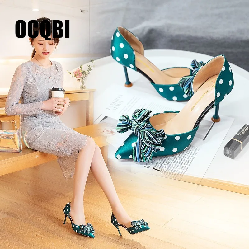 Элегантные хлопковые босоножки для девочек на высоком каблуке женские летние