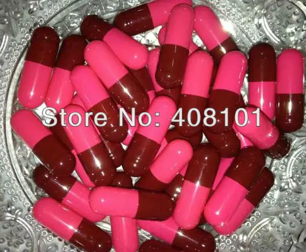 (10000 шт./лот) Размер 0 коричневый/розово-красный цвет отдельные желатиновые