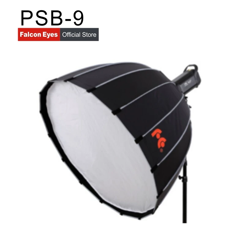 

Falcon Eyes godox Parabolic Bowens Mount round Softbox PSB-9 90CM*60*10 Studio Flash Speedlite Reflector Photo studio camera