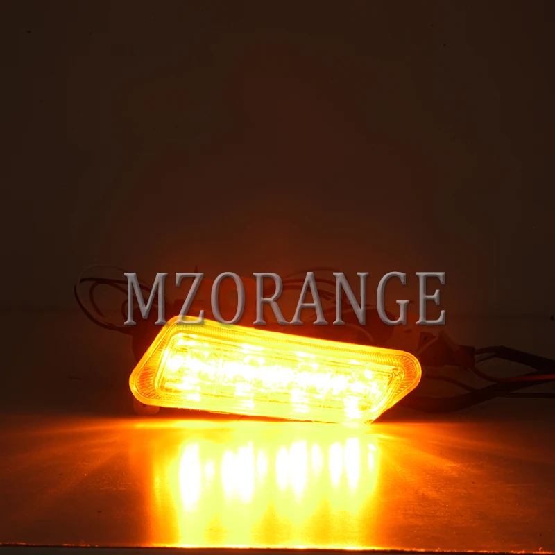MZORANGE 1 комплект для Honda jazz fit светодиодный DRL дневные ходовые огни Дневной светильник для вождения с противотуманной лампой