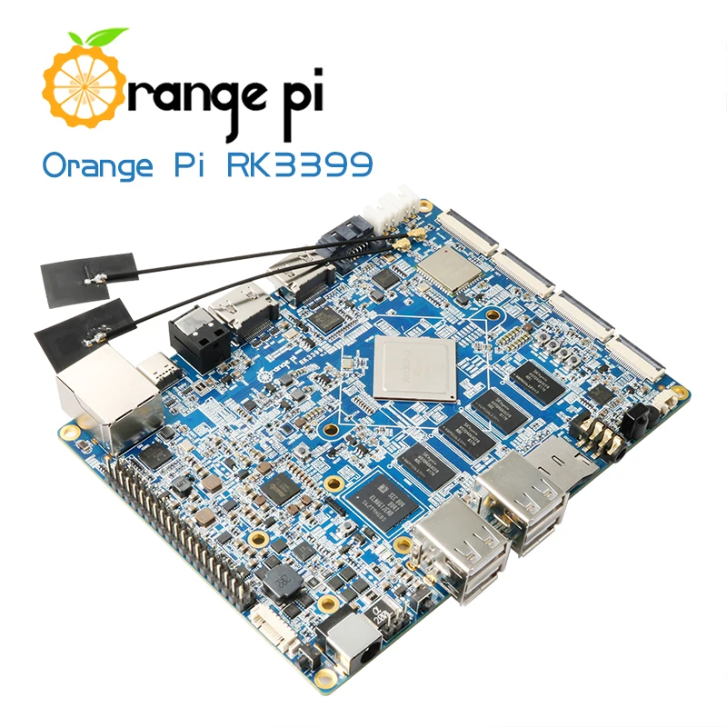 Оранжевый Pi RK3399 2 ГБ DDR3 16 Гб EMMC двухъядерный Cortex-A72 макетная плата поддержка Android6.0