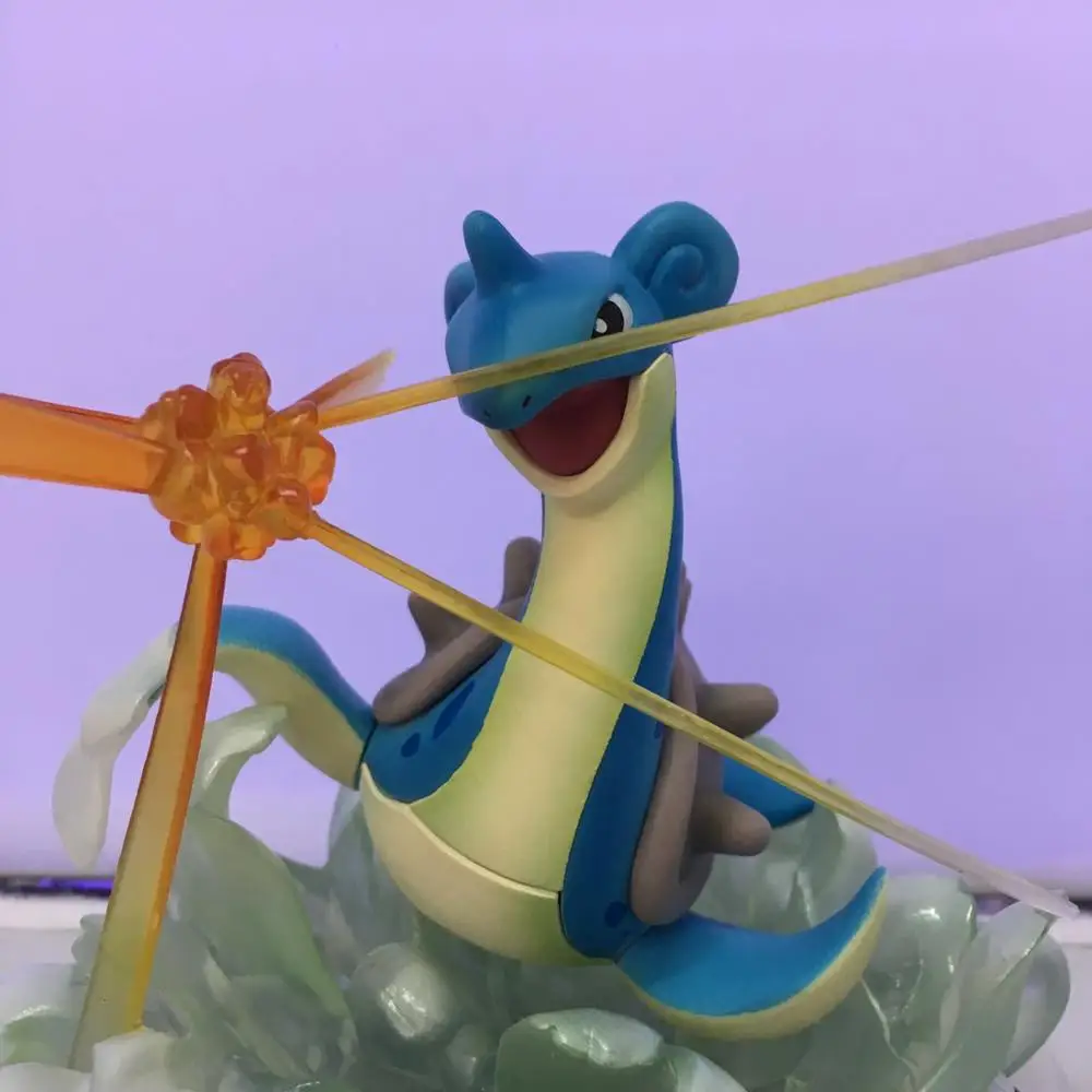Аниме Фигурка 15 см Мультфильм Lapras Боевая версия. Пикачу ПВХ Коллекционные