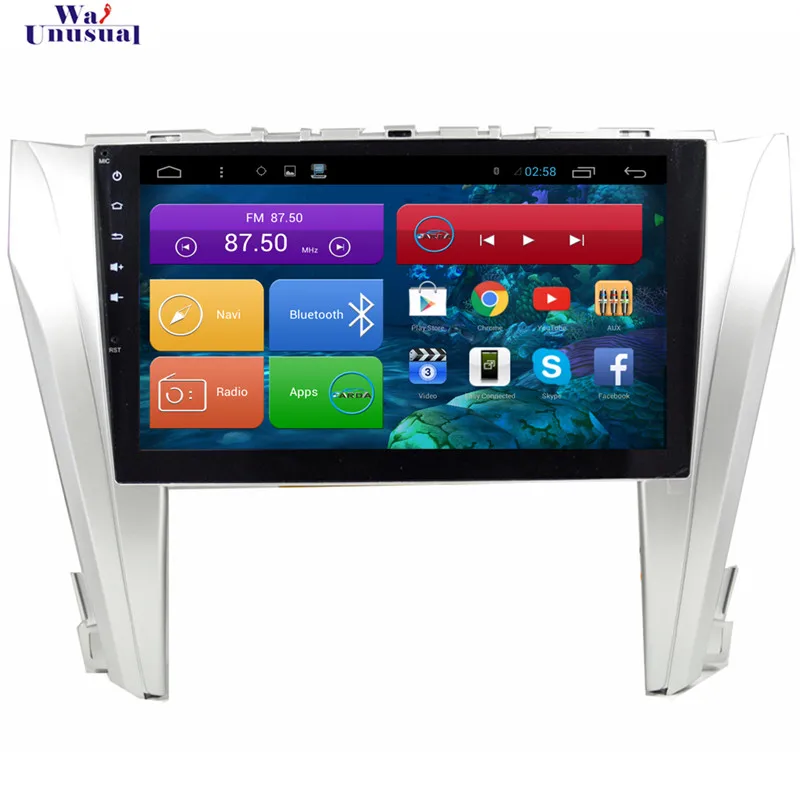 Wanuary 10 2 дюймов четырехъядерный 16G Android 6 0 GPS навигация для Toyota Camry 2015 с Bluetooth Wifi