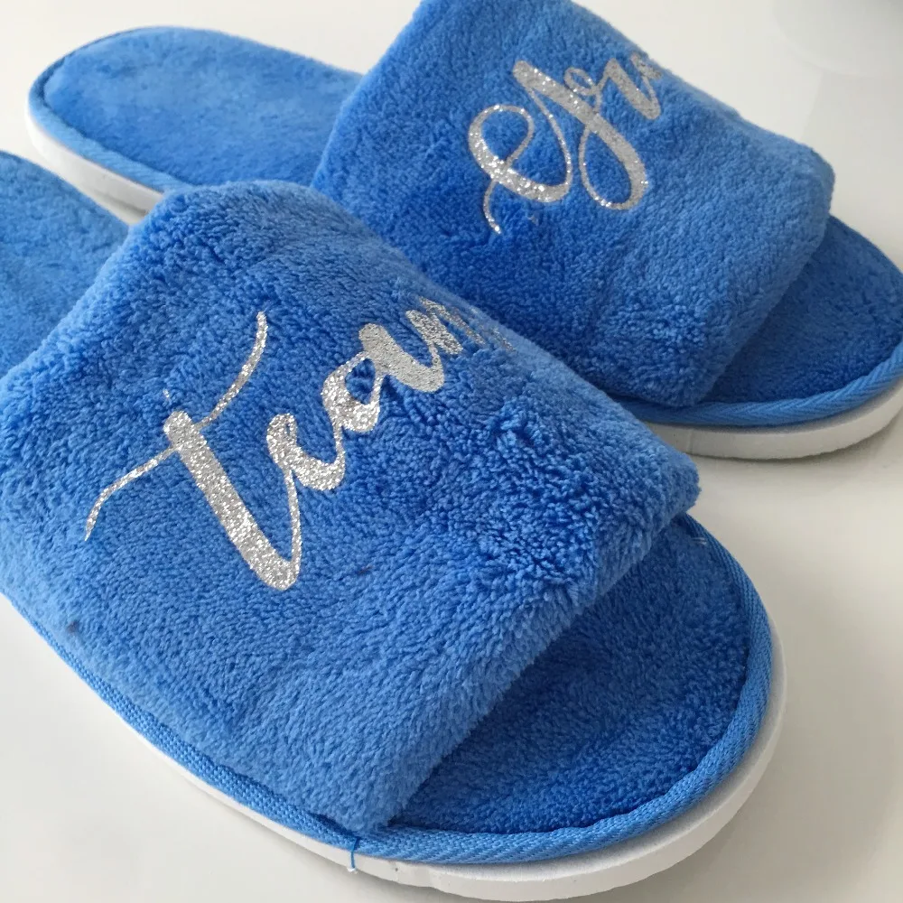 5 пар даже не подозревали Дешевые событие День рождения спа тапочки Свадебные