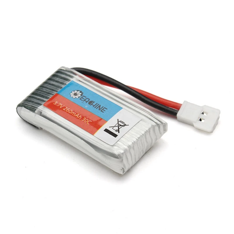 Горячая продажа Eachine H8 мини 3D батарея 3 7 V 260mAh RC Quadcopter запасные части|spare parts|3.7v 260mahh8