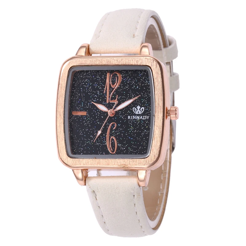 Relogio feminino 2019 Women Watches Starry sky Leather Bracelet Quartz Wristwatches Ladies Clock Gift bayan kol saati | Наручные часы