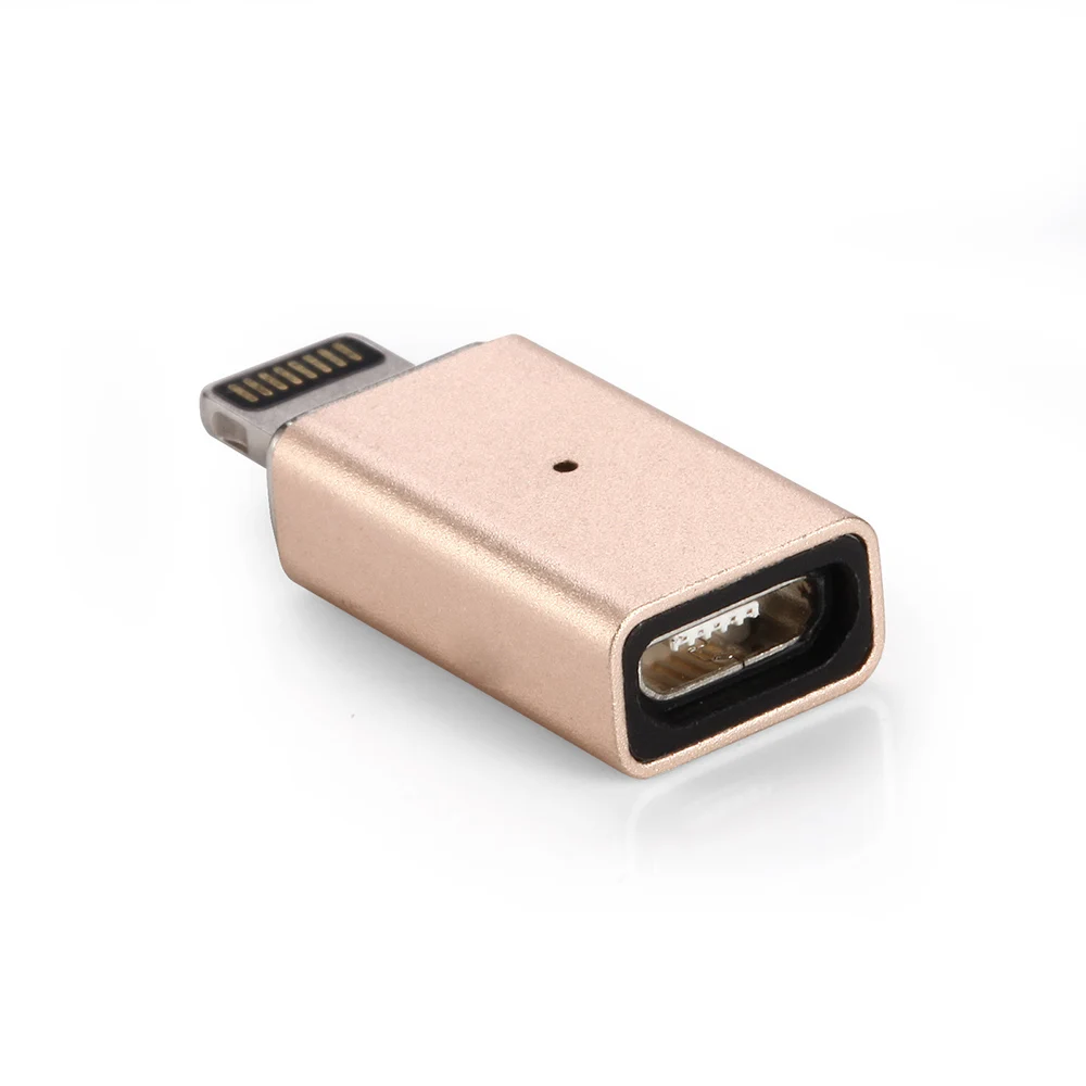 Металлический Micro USB Магнитный зарядный адаптер для передачи данных конвертер