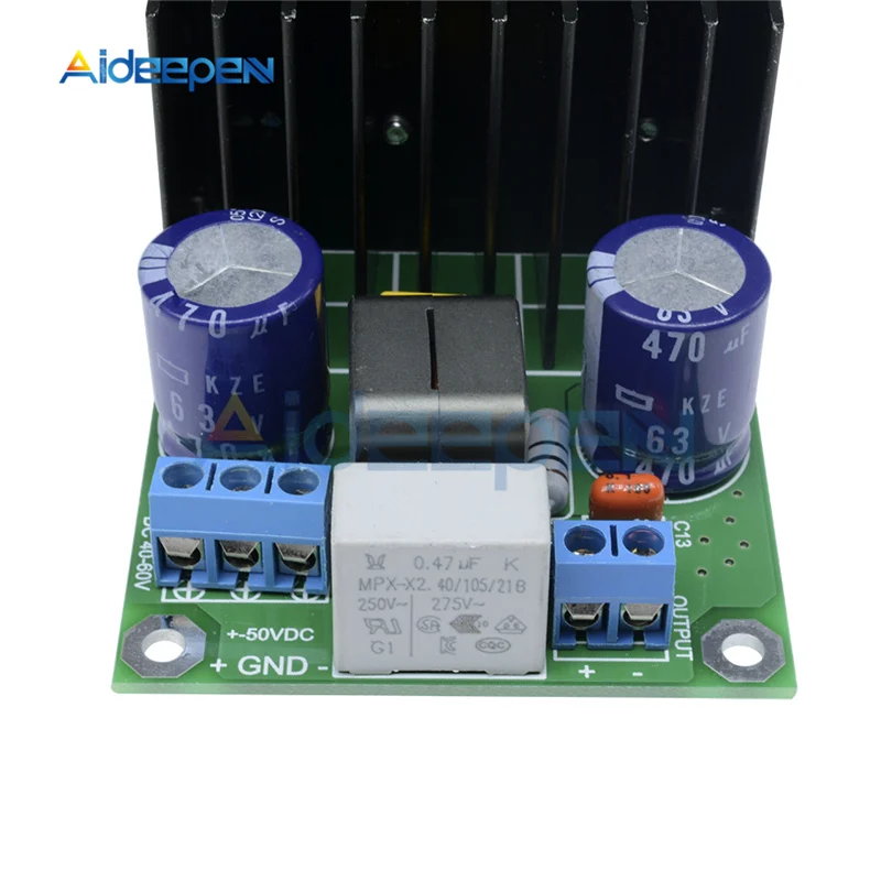 DC 50V 250W IRS2092S Класс D высокая мощность моно-канальный усилитель мощности плата