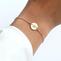 2019 bracelets for women gold color letter bracelet simple adjustable bracelet fashionable jewelry party for gifts