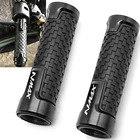 Мотоцикл с ЧПУ алюминий + резиновые ручки руль мотоцикла для Yamaha Nmax 155 Nmax155 nmax 125 2016 2017 2018 2019