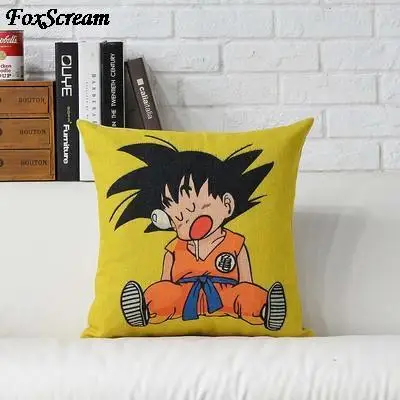 Чехол для подушки Dragon Ball, домашний декор, мультяшная подушка, декоративная подушка, чехол для подушки, японское аниме-подушка, чехол для дивана - Цвет: 1 45x45cm