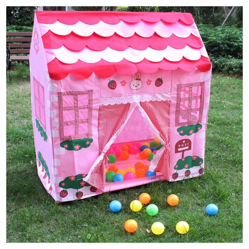 Playhouse Girl City House Kids Secret Garden Pink Play Tent Great Princess Castle Gift beach tent camping toy Children | Игрушки и хобби