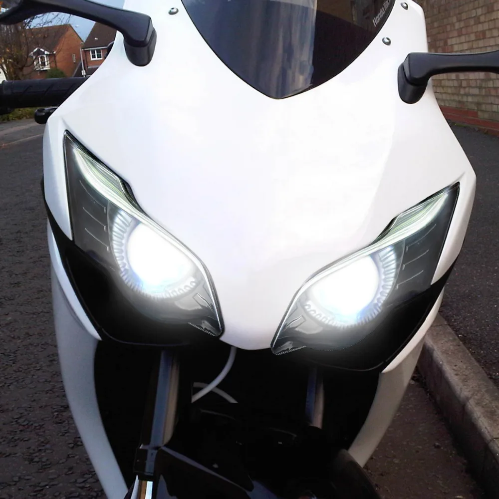 KT фара для Honda CBR1000RR 2008-2011 LED крючке красный демон глаз Мотоцикл HID сборки проектора