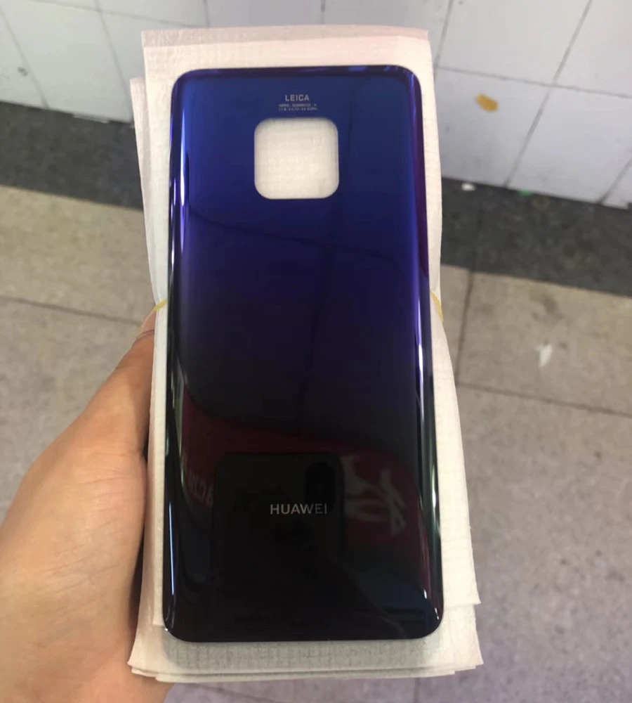 Для huawei mate 20 Pro Задняя стеклянная крышка батарейного отсека задняя дверь mate 20 Pro Корпус батареи Панель задняя крышка Замена+ клей