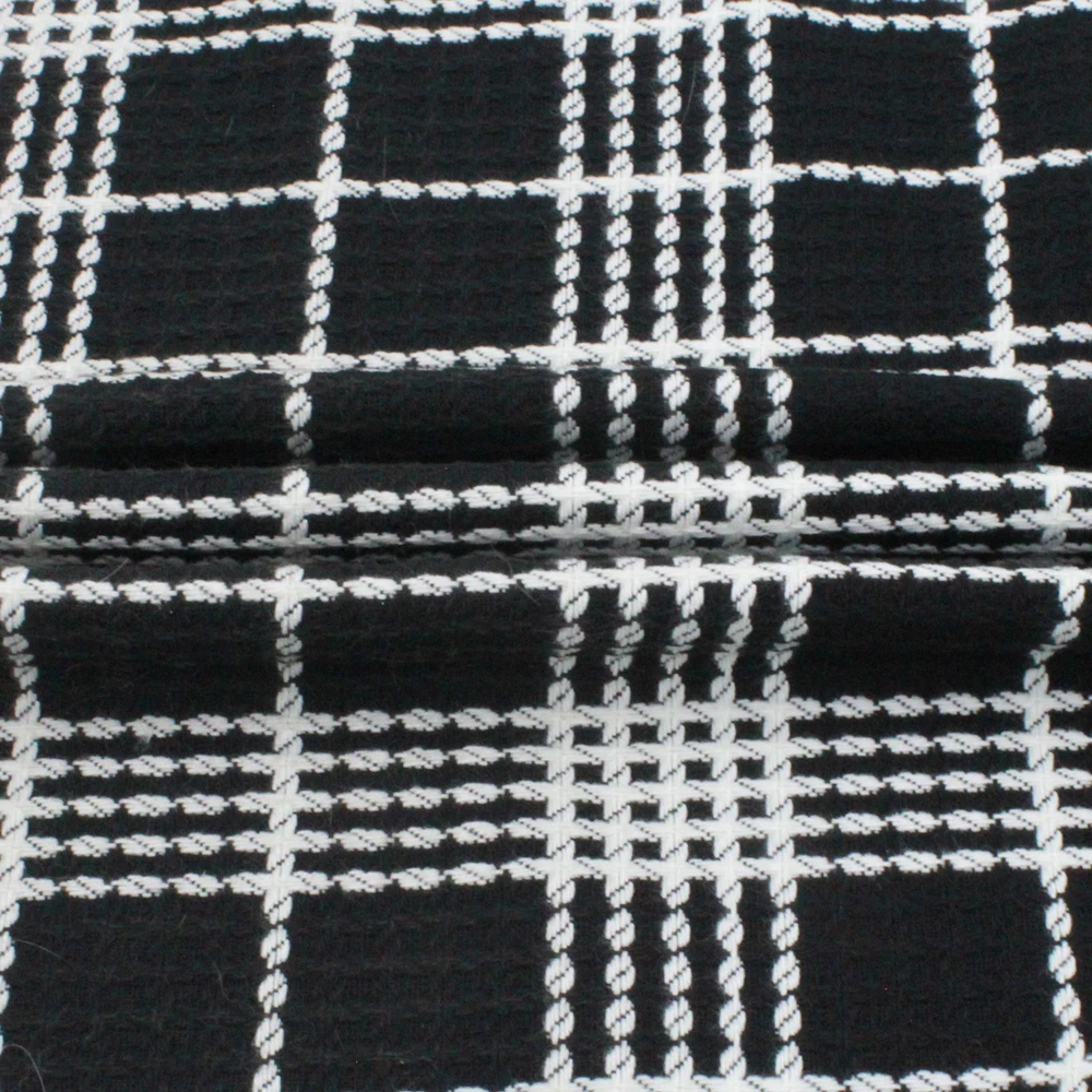 YLZZ осень-зима Черная Плетеная шерстяная ткань пальто шарф плащ diy 45 см X 150 50 | Дом и