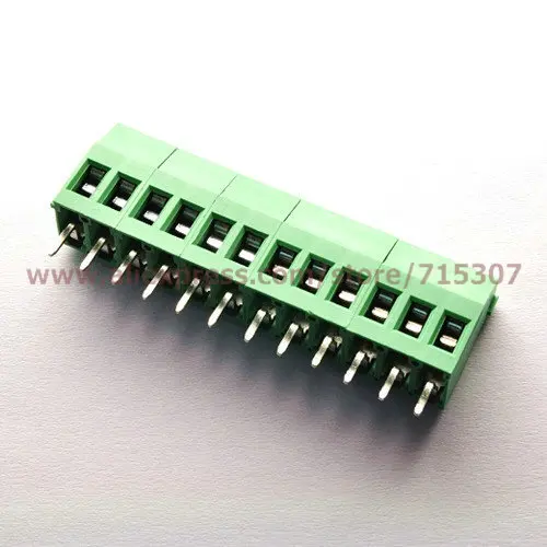 PHISCALE 20 шт PCB клеммные блоки 5 08 мм 3pin 300V 25A|terminal block|block blockblock terminal |