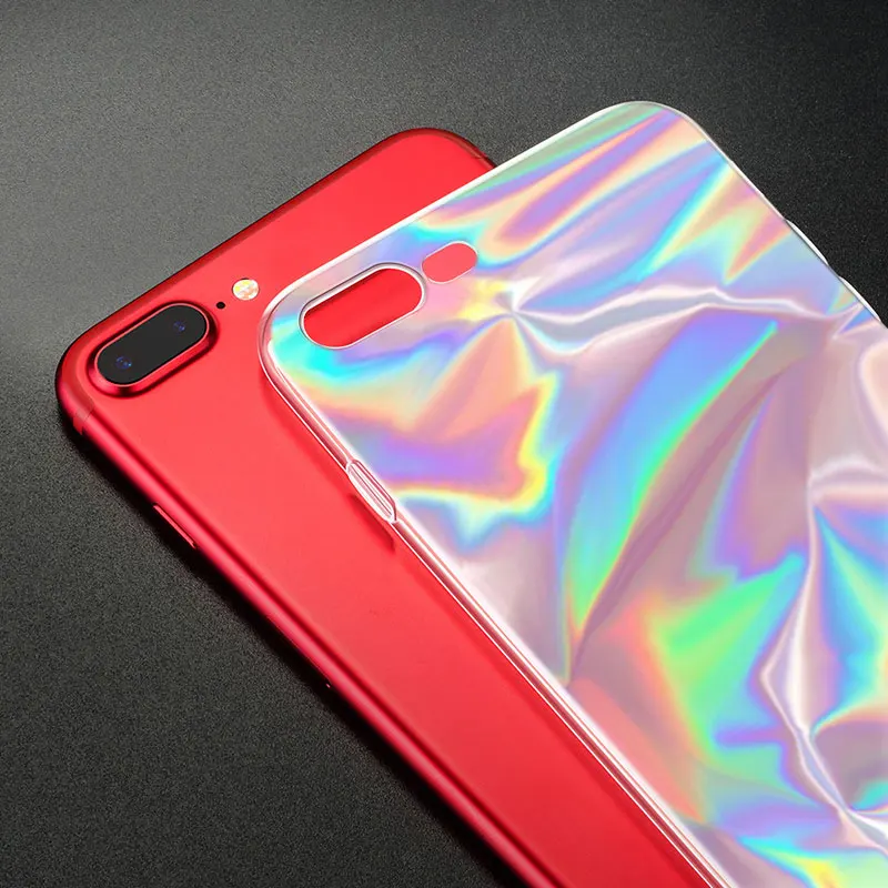 Модный цветной радужный мягкий силиконовый чехол для Apple iPhone 11 Pro XS MAX XR X 7 8 Plus 6 6s 5 5C