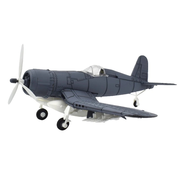 B 1 шт. Сборная модель самолета набор игрушек для мальчиков военный F4U Corsair Fighter 4D модель DIY строительные блоки игрушка для обучения подарки - Цвет: B