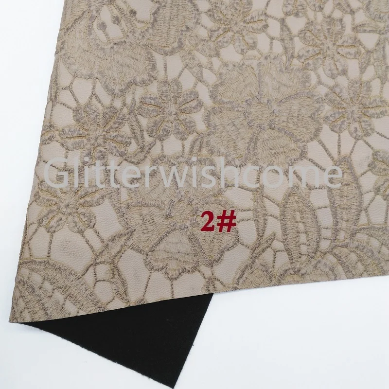 Glitterwishcome 21X29 см A4 размер винил для бантов тисненая кожа Fabirc искусственная кожа листы для бантов, GM294A