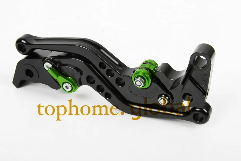 Для Кавасаки ZX6R ZX636 Z1000 2007 2016 короткие черные сцепные тормоза с ЧПУ 2008 2009 2010 2011 2012
