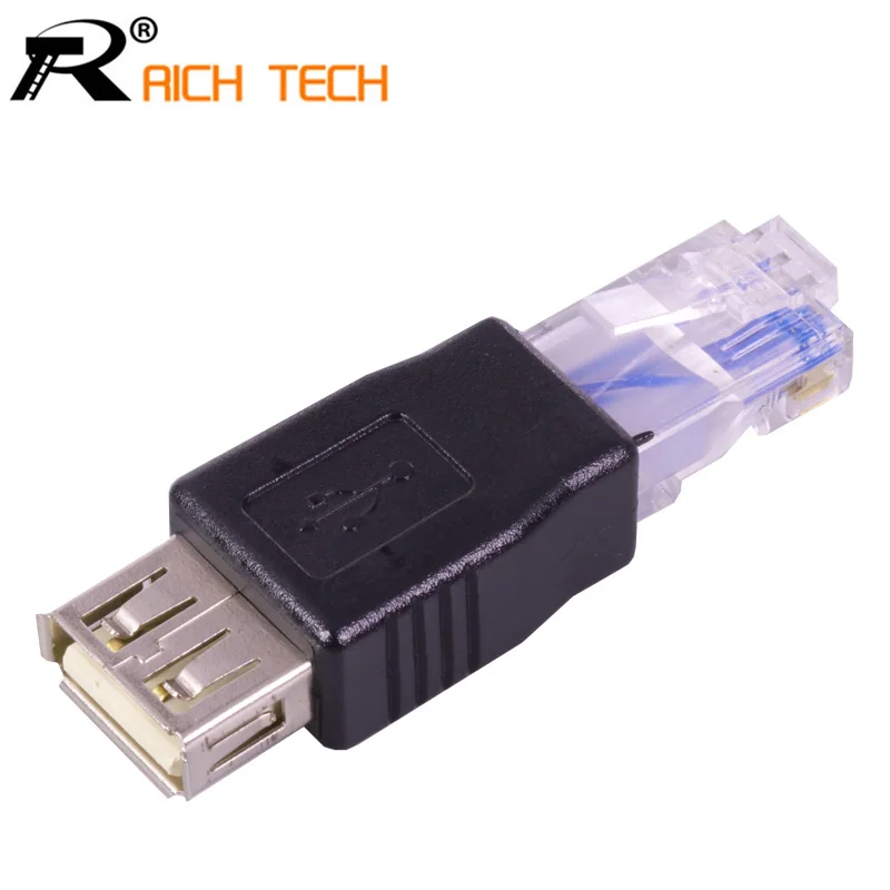 10 шт. RJ45 разъем PC USB Женский типа Ethernet адаптер|Соединители| |
