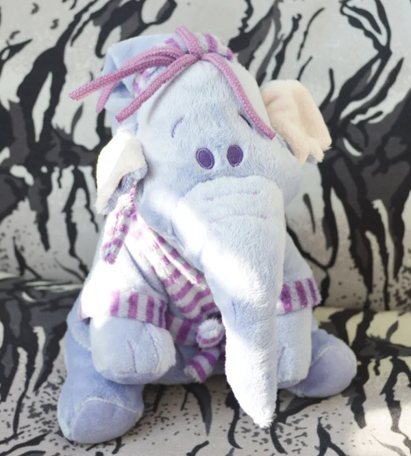 24 см Heffalump Lumpy фиолетовый слон плюшевые игрушки с пижамы мягкие животные для детей