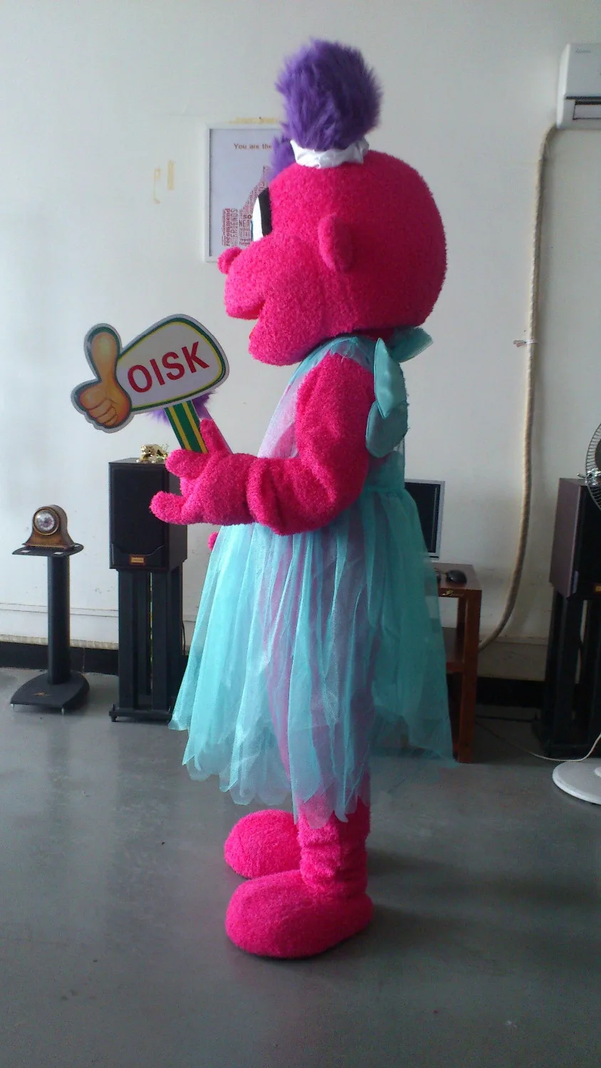 OISK на заказ Abby Cadabby талисман плюшевый костюм костюмы с героями мультфильмов