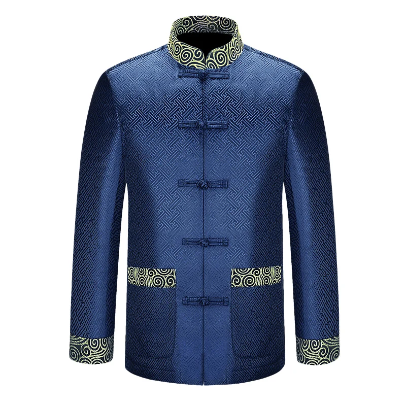 Мужская куртка с воротником стойкой Размеры M L XL XXL XXXL|chinese traditional men|brand jacketjacket brand |