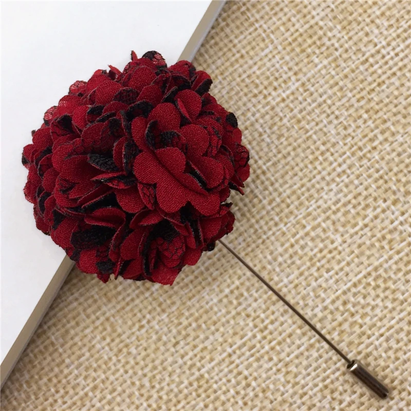 Винтажная булавка на лацкан 5 шт./лот брошь в виде цветка Мужская корсажная