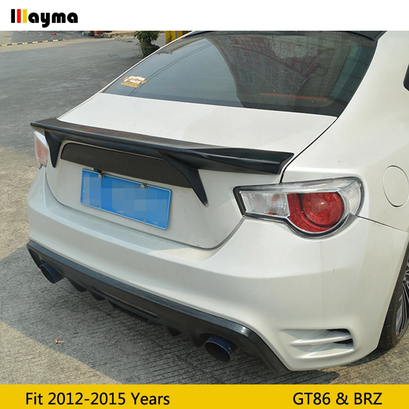 AB Стиль углеродного волокна задний спойлер багажника для Toyota GT86 для Subaru BRZ для Scion 86 2012- спойлер заднего крыла