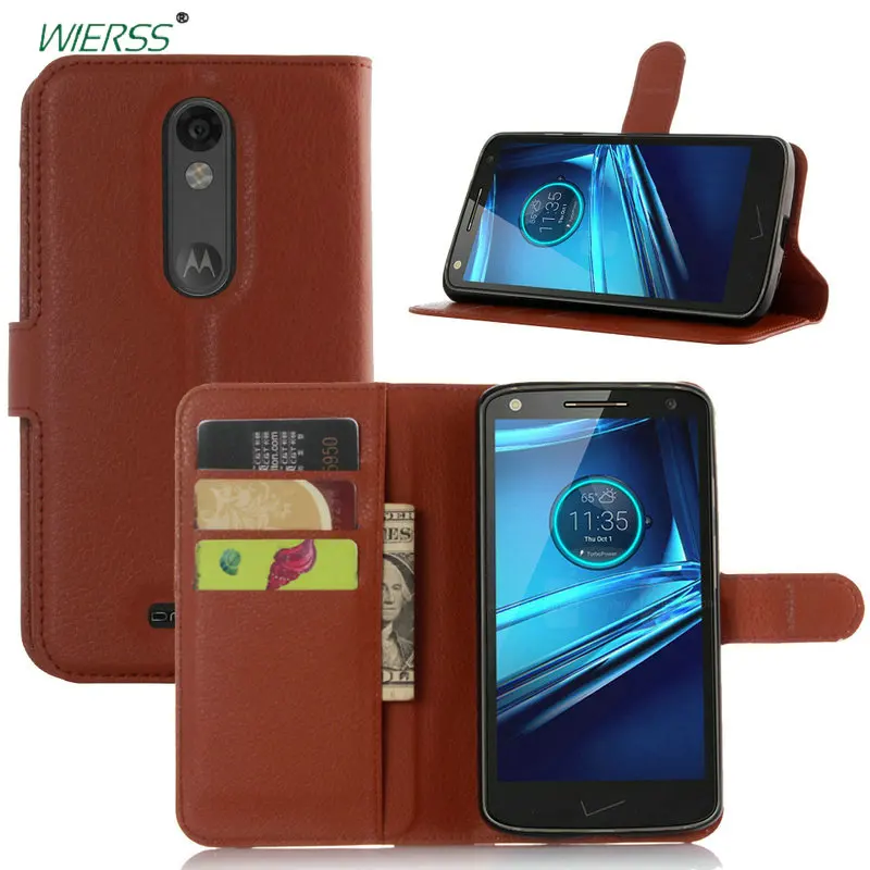 Роскошный кожаный чехол кошелек с откидной крышкой для Motorola Moto X Force XT1581 XT1580 5 4 &quot