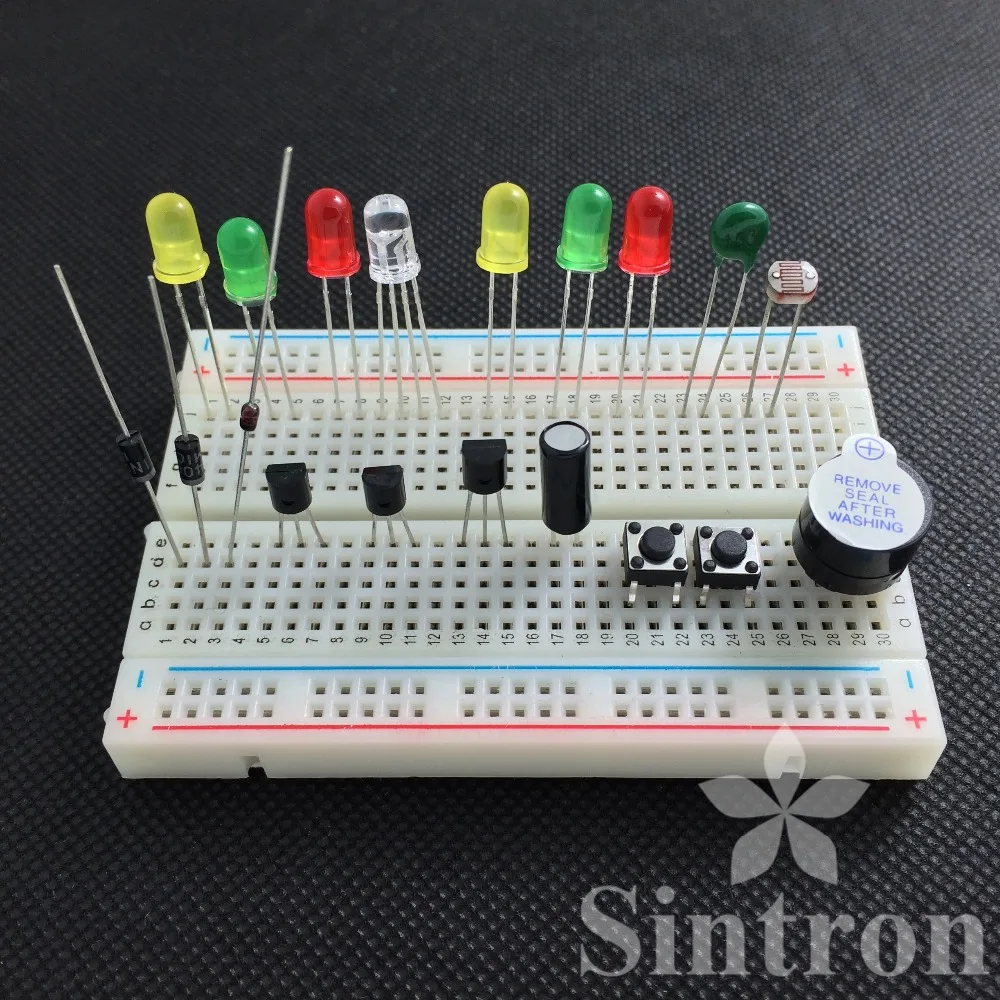 Sintron 40-Pin GPIO Breakout DIY Kit Project Prototyping Board for Raspberry Pi 2 Model B &amp B+ LCD1602 Free Shipping | Электроника