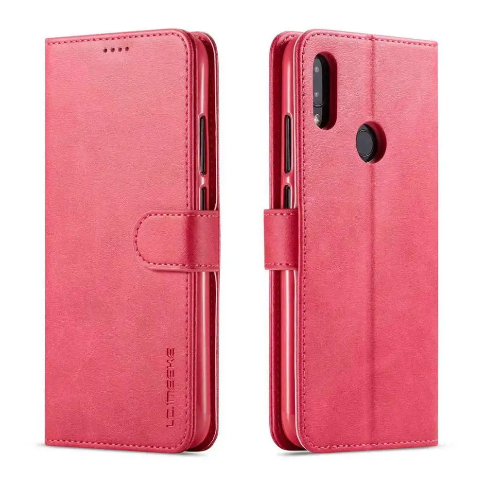 rose Чехол-книжка Mangnet для Xiaomi redmi Note 5 Pro, кожаный чехол-кошелек funda redmi 5 Plus, чехол с держателем, задняя крышка-подставка - Цвет: rose