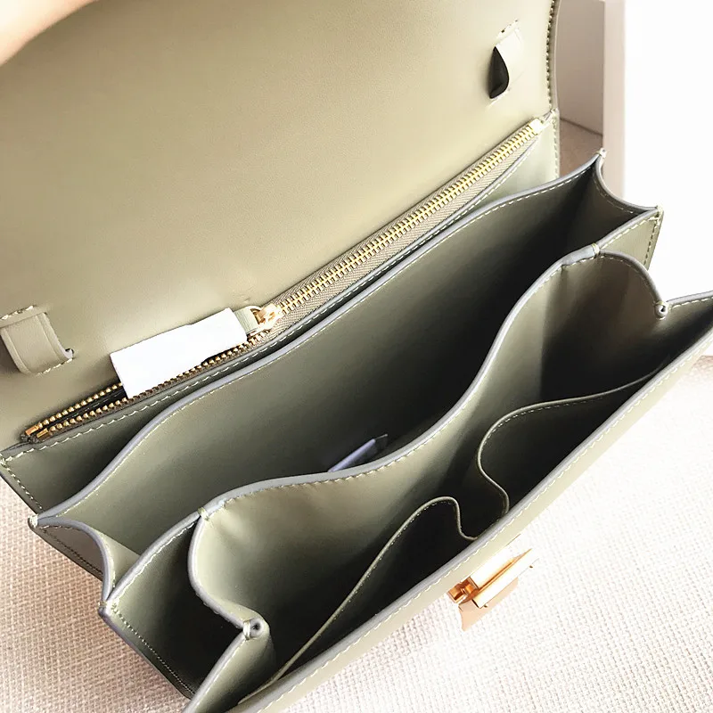 Bags for Women Tofu Wrapped Hand Rubbing Cow Skin Box Retro Small Square Bag Single Shoulder Oblique Bag Girl