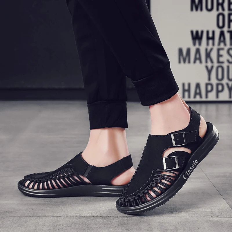 Turritopsis nutricula мужские сандалии кожаные тапочки открытый тапки пляжные резиновые