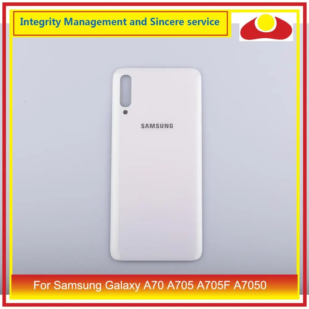 Для samsung Galaxy A70 A705 SM-A705F SM-A7050 корпус батарея Дверь заднее стекло чехол Корпус Корпуса A70 A705 Замена