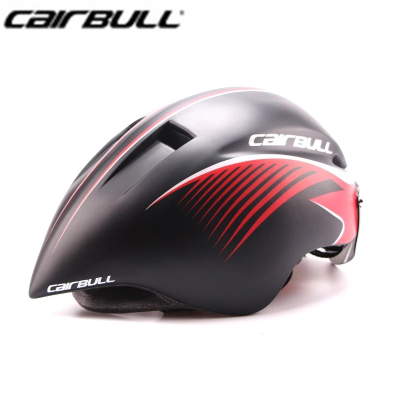 CAIRBULL Aero TT дорожный велосипедный шлем, очки для гонок, велоспорта, спортивный защитный шлем TT in-mold Goggle Helmet