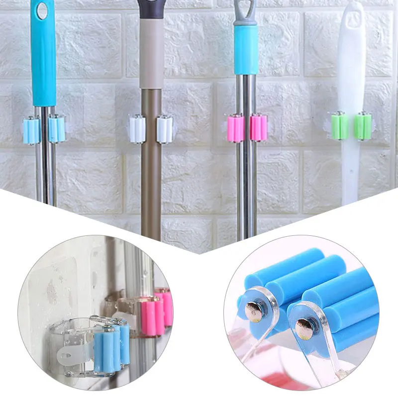 1 шт. Многофункциональный сильный клей присоска Швабра крюк для швабры кухня дом