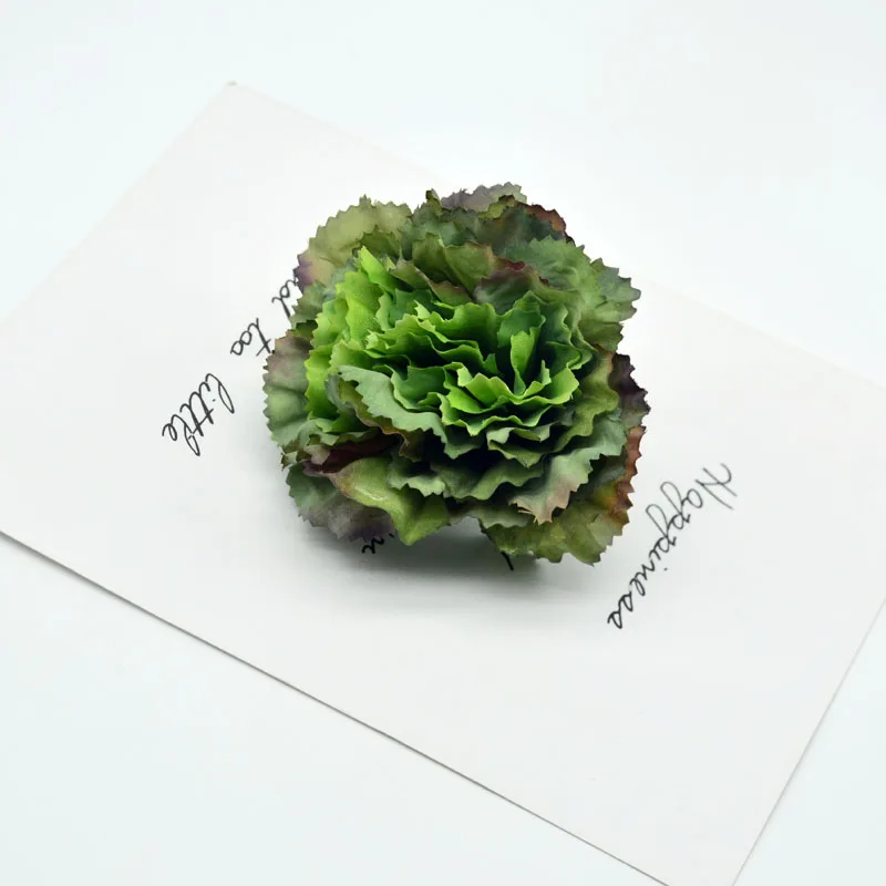 5 шт. 8 см дешевая искусственная шелковая гвоздика цветы европейская осень яркие