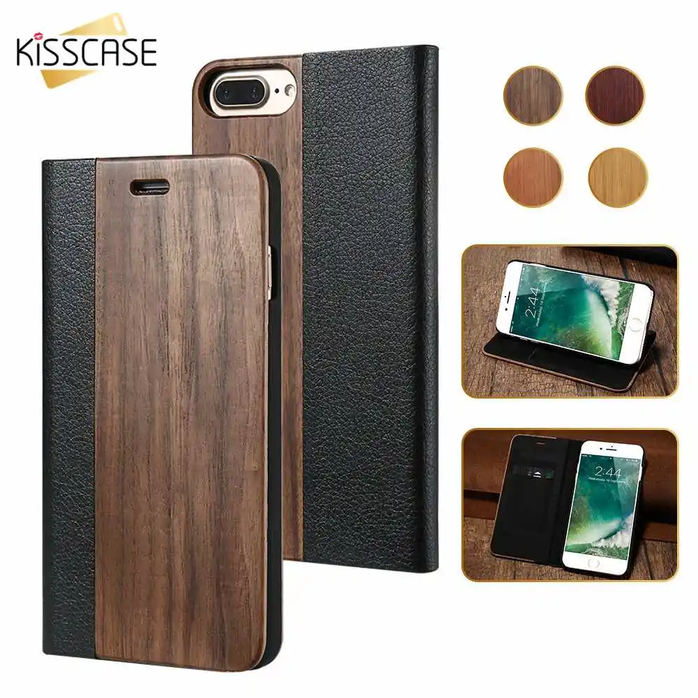 Чехол KISS, Роскошный кожаный флип-чехол для iPhone X, 6, 6 S, 7, 8 Plus, с отделением для карт, чехол для телефона s, для samsung Galaxy S7, S7 Edge, чехол