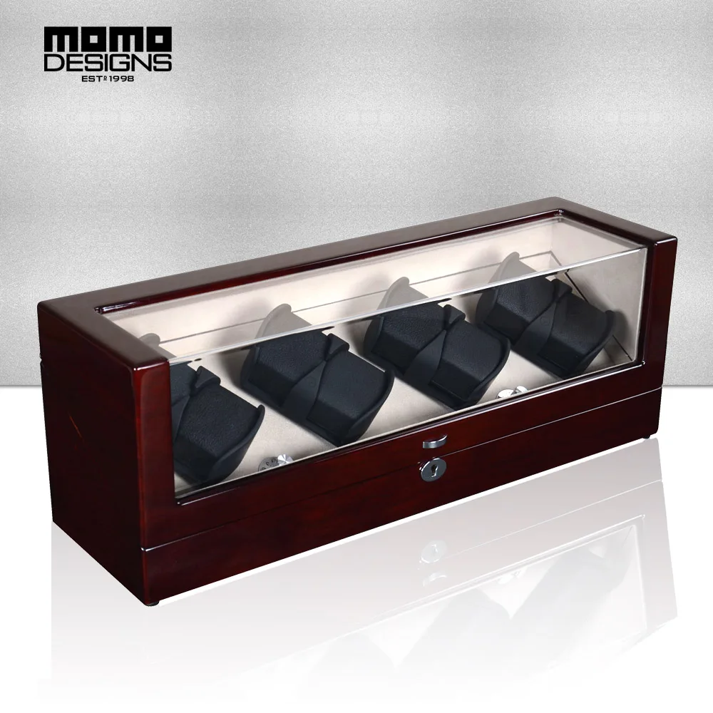 Индивидуальные 8 автоматические часы winder коробка с новой японский двигатель свет