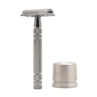 Мужская классическая Двусторонняя бритва WEISHI, безопасные бритвы с длинной ручкой, 1 Бритва, простая упаковка