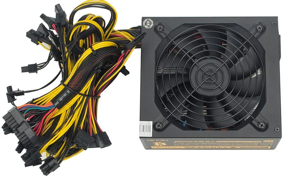 Блок питания для майнинга ATX 1600 Вт блок поддержка графической карты 6 шт.|power supply